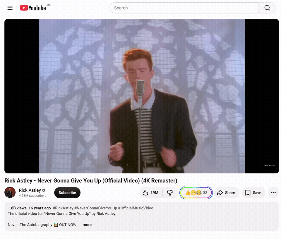 The Webemoji picker opening next to a post and adding an emoji reaction with a public count